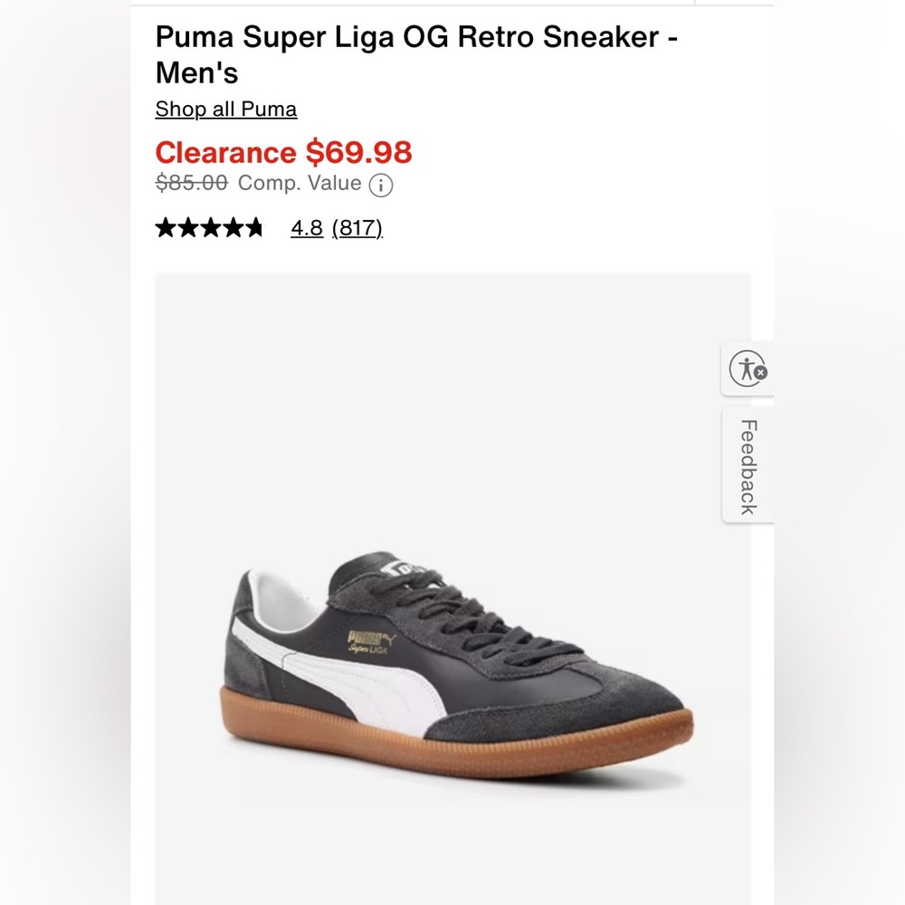 Mens Puma Sneaker - Super Liga OG Retro